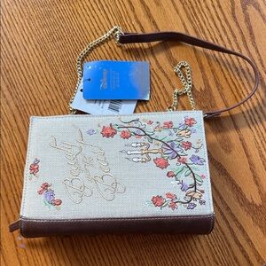 NWT Disney & Danielle Nicole Beauty and the Beast book purse